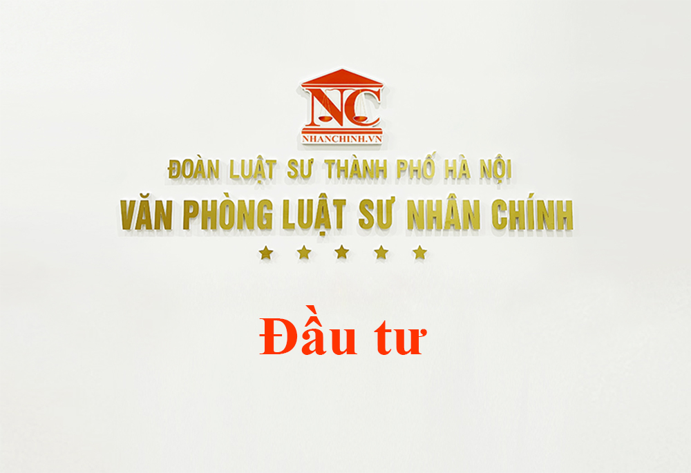 Những quy định chung về hoạt động đầu tư