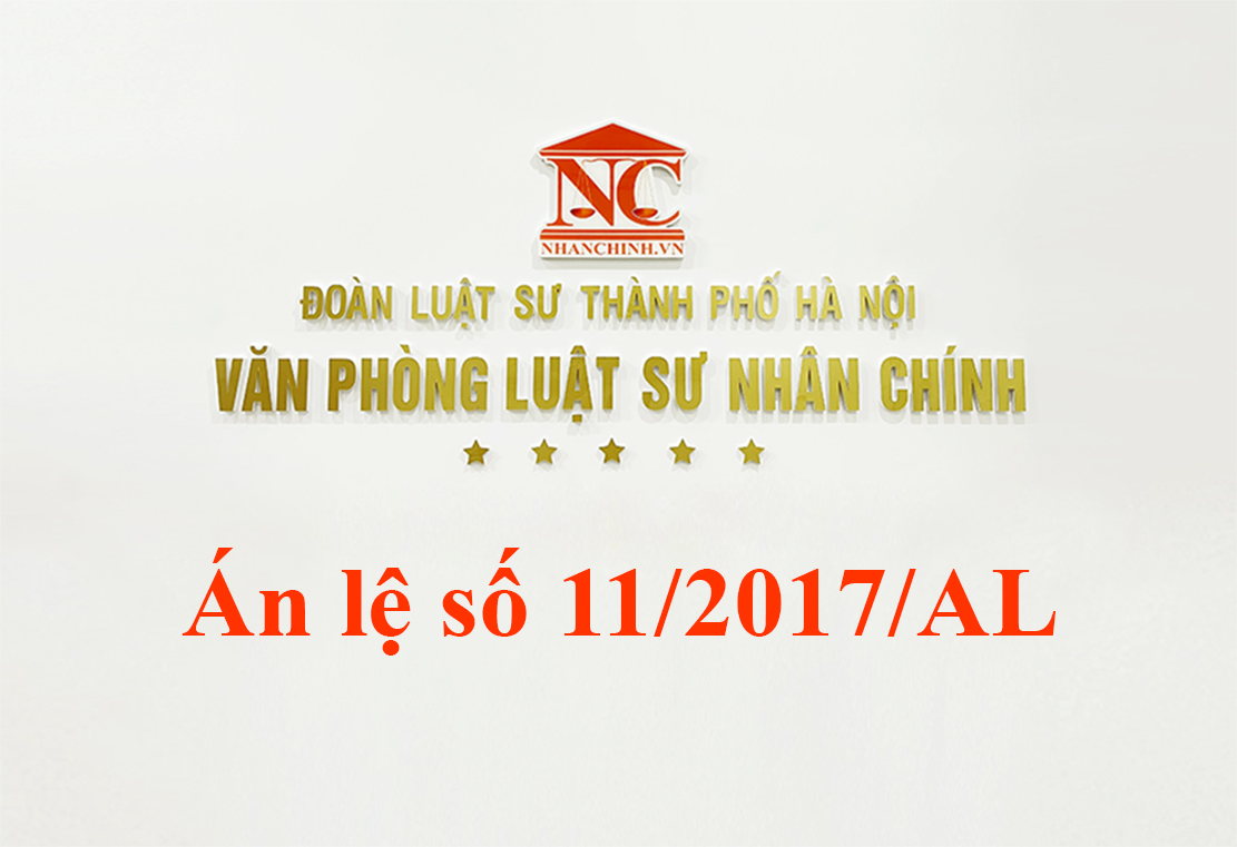 Án lệ số 11/2017/AL về công nhận hợp đồng thế chấp quyền sử dụng đất mà trên đất có tài sản không thuộc sở hữu của bên thế chấp