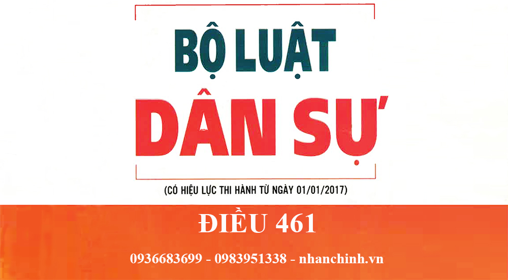 Thông báo khuyết tật của tài sản tặng cho (Điều 461)