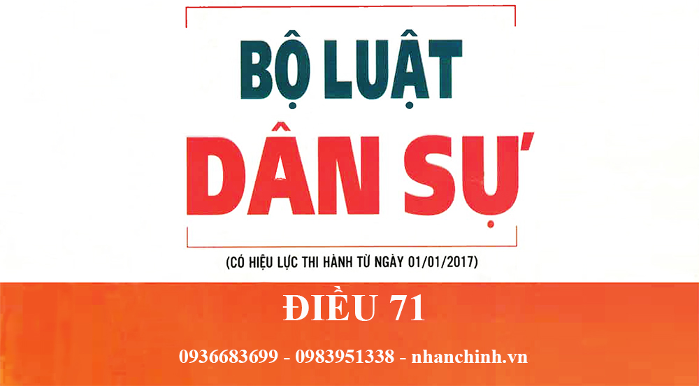 Tuyên bố chết (Điều 71)