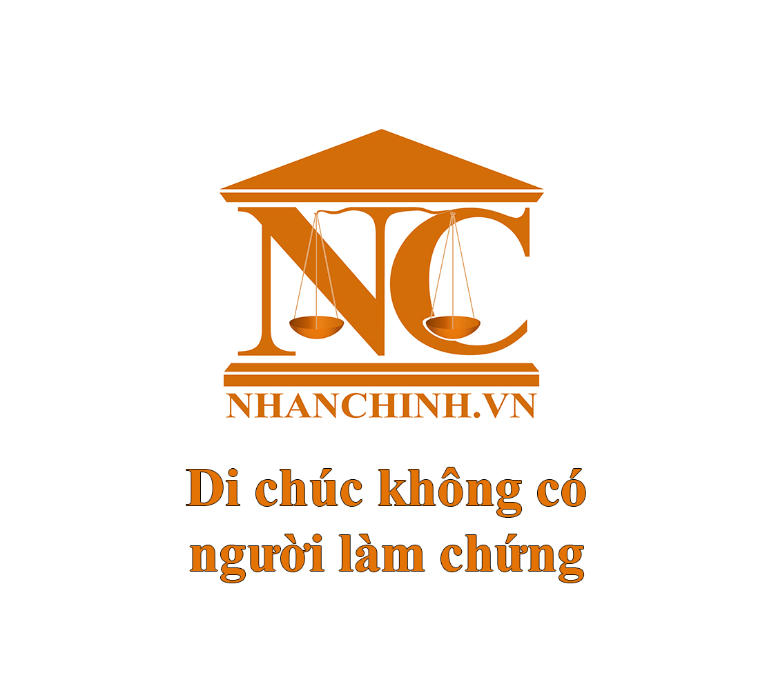 Di chúc không có người làm chứng