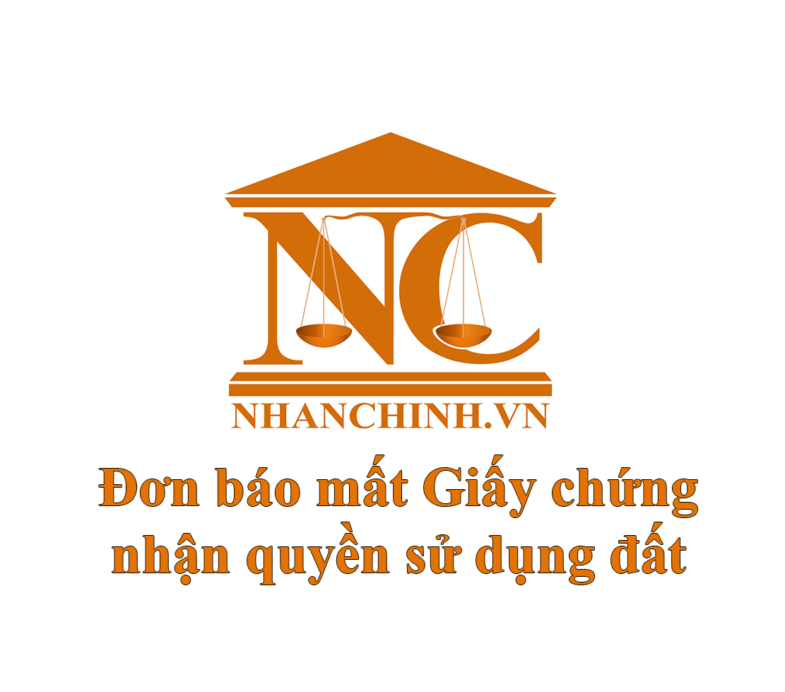 Đơn báo mất Giấy chứng nhận quyền sử dụng đất