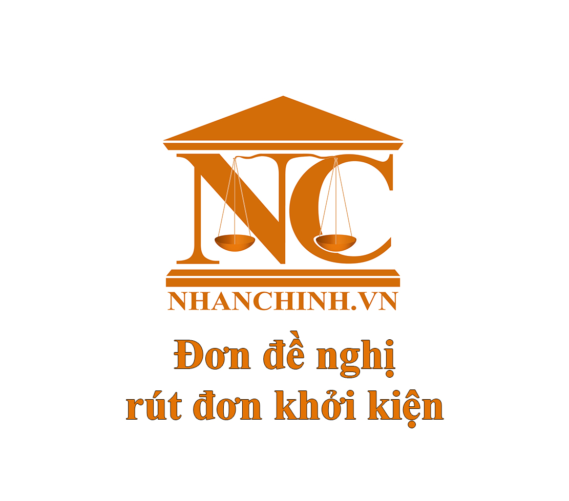 Đơn đề nghị rút đơn khởi kiện