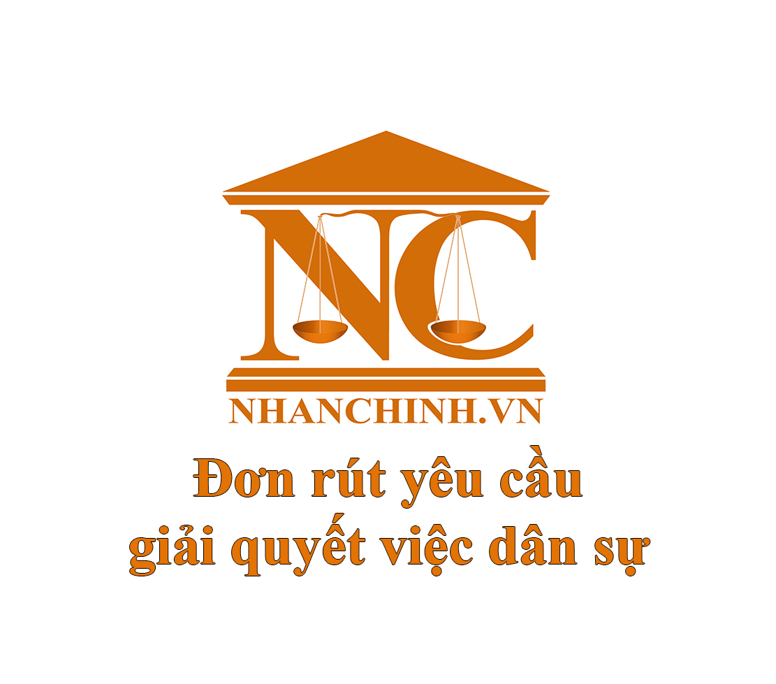 Đơn rút yêu cầu giải quyết việc dân sự