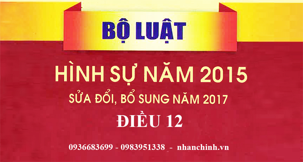 Tuổi chịu trách nhiệm hình sự (Điều 12)