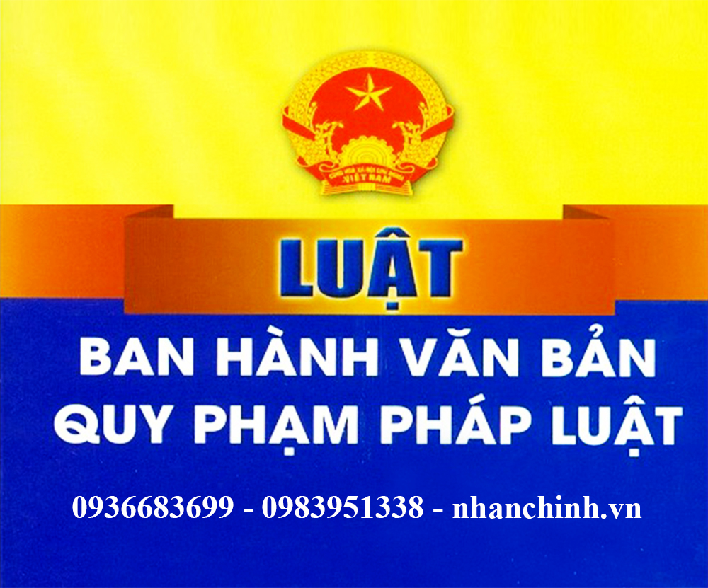 Luật Ban hành văn bản quy phạm pháp luật năm 2015, sửa đổi năm 2020