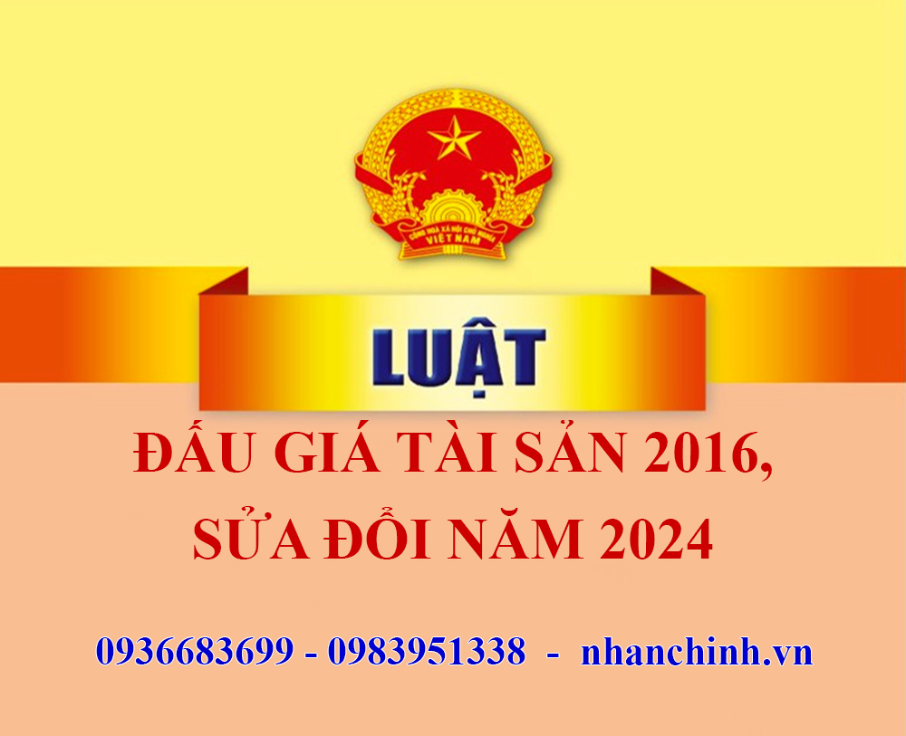 Luật Đấu giá tài sản sửa đổi, bổ sung năm 2024