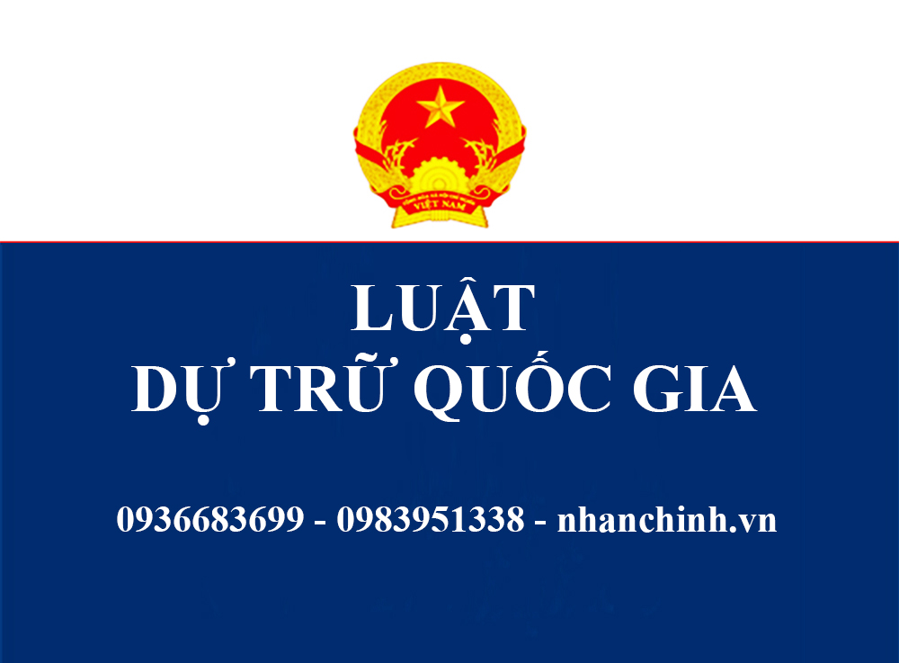 Luật Dự trữ quốc gia năm 2012, sửa đổi năm 2017