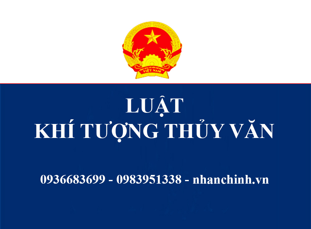 Luật Khí tượng thủy văn năm 2015