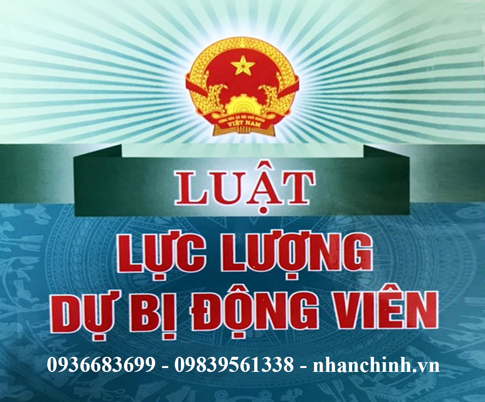 Luật Lực lượng dự bị động viên năm 2019