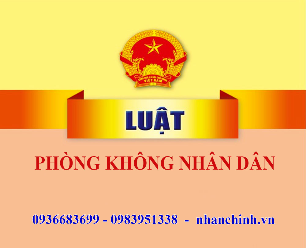 Luật Phòng không nhân dân năm 2024