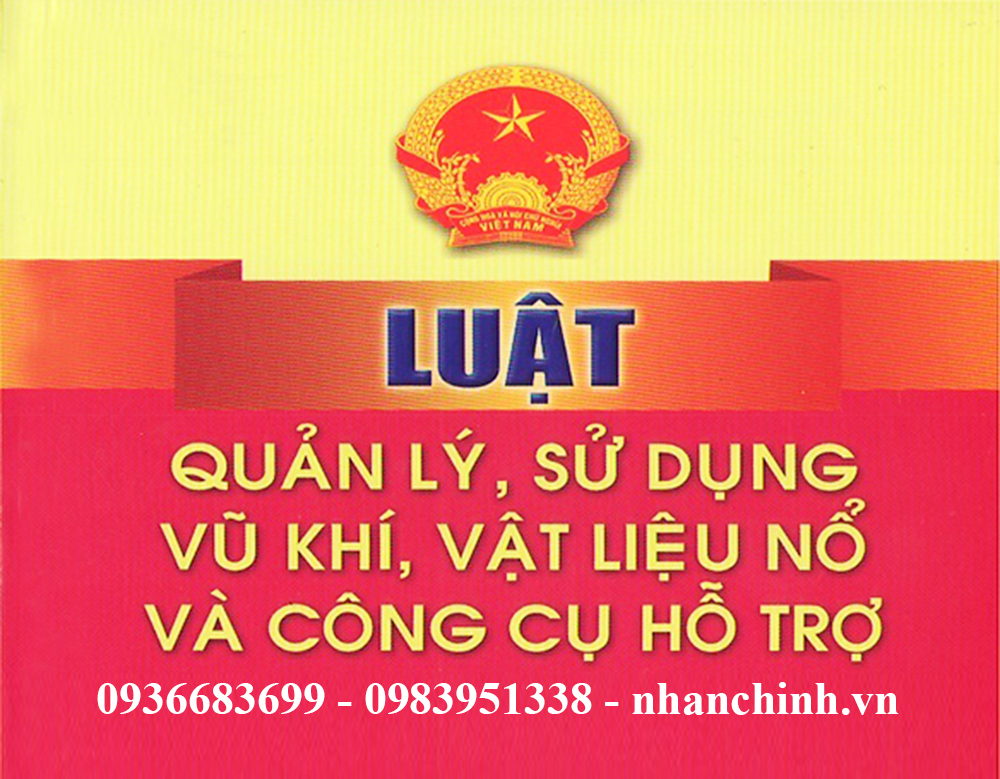 Luật Quản lý, sử dụng vũ khí, vật liệu nổ và công cụ hỗ trợ năm 2017, sửa đổi năm 2019