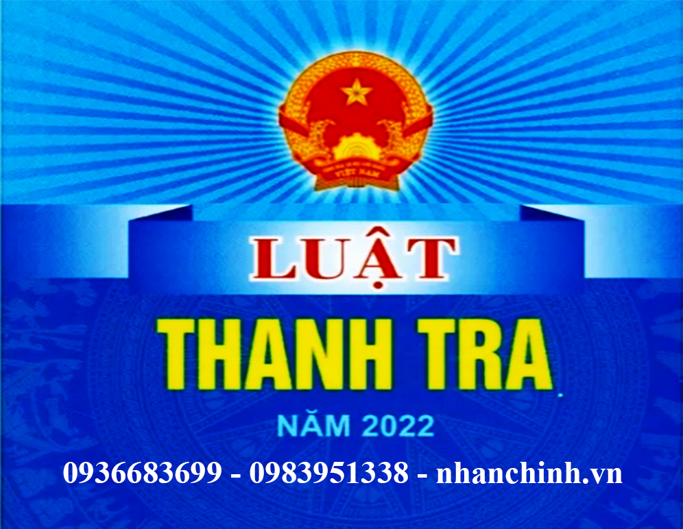 Luật Thanh tra năm 2022