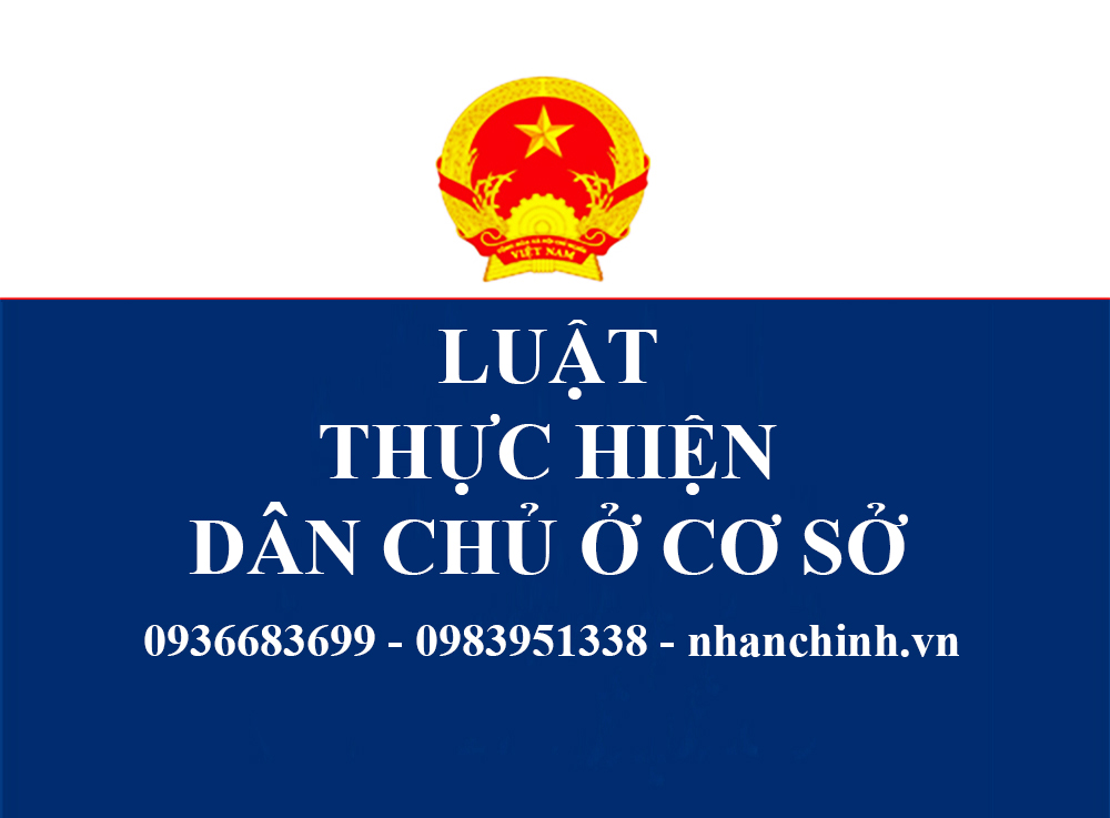 Luật Thực hiện dân chủ ở cơ sở năm 2022