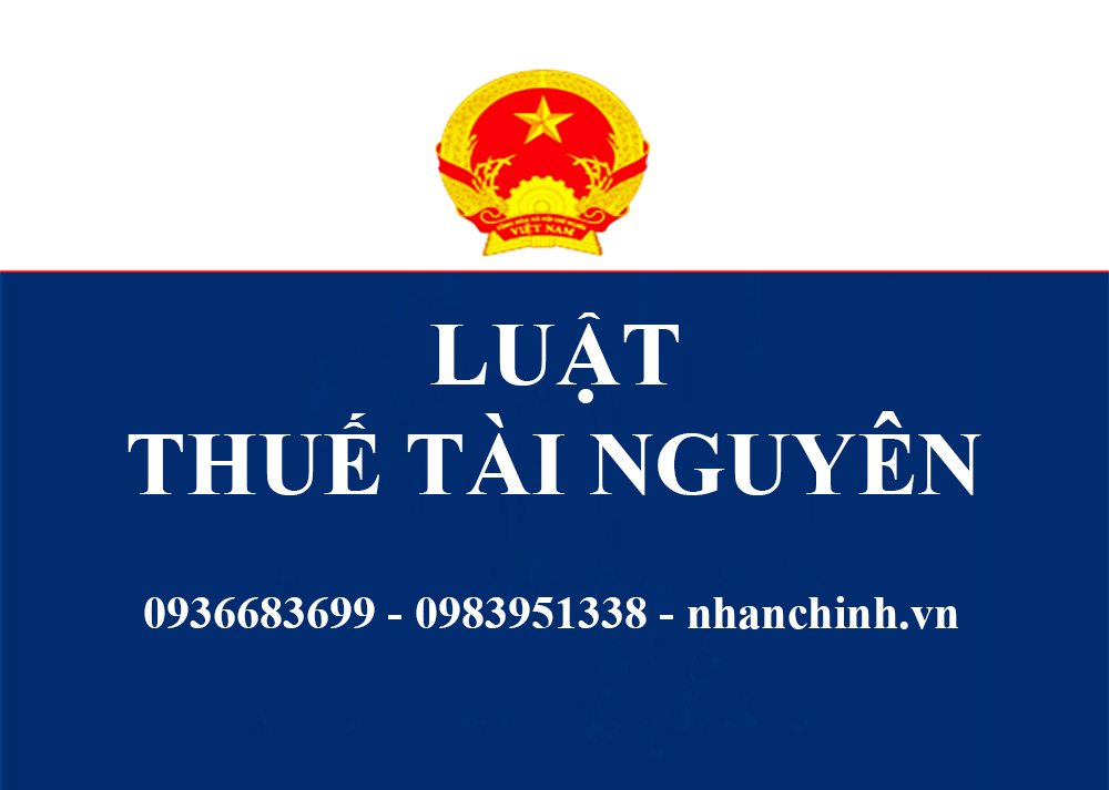 Luật Thuế tài nguyên năm 2009, sửa đổi năm 2014