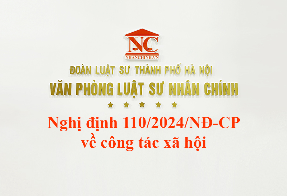 Nghị định 110/2024/NĐ-CP về công tác xã hội