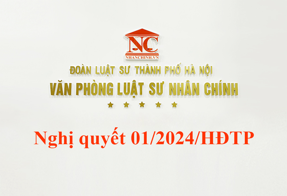 Nghị quyết số 01/2024/NQ-HĐTP Hướng dẫn giải quyết vụ việc về hôn nhân và gia đình