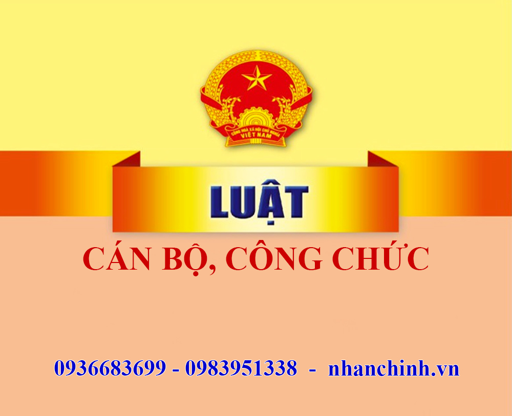 Luật Cán bộ, công chức năm 2025
