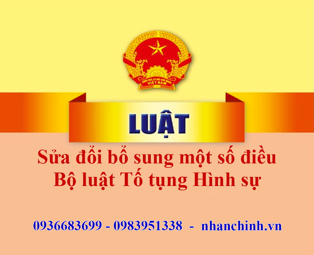 Luật sửa đổi, bổ sung một số điều của Bộ luật Tố tụng Hình sự 2025