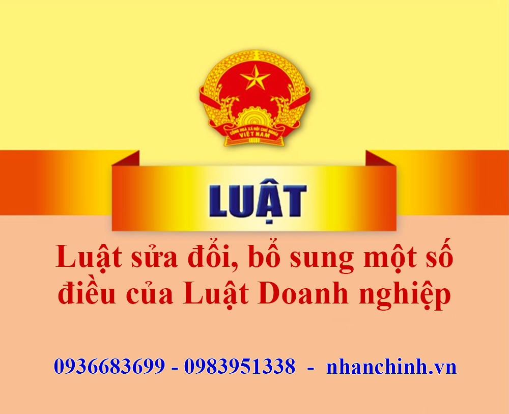 Luật sửa đổi, bổ sung một số điều của Luật Doanh nghiệp năm 2025